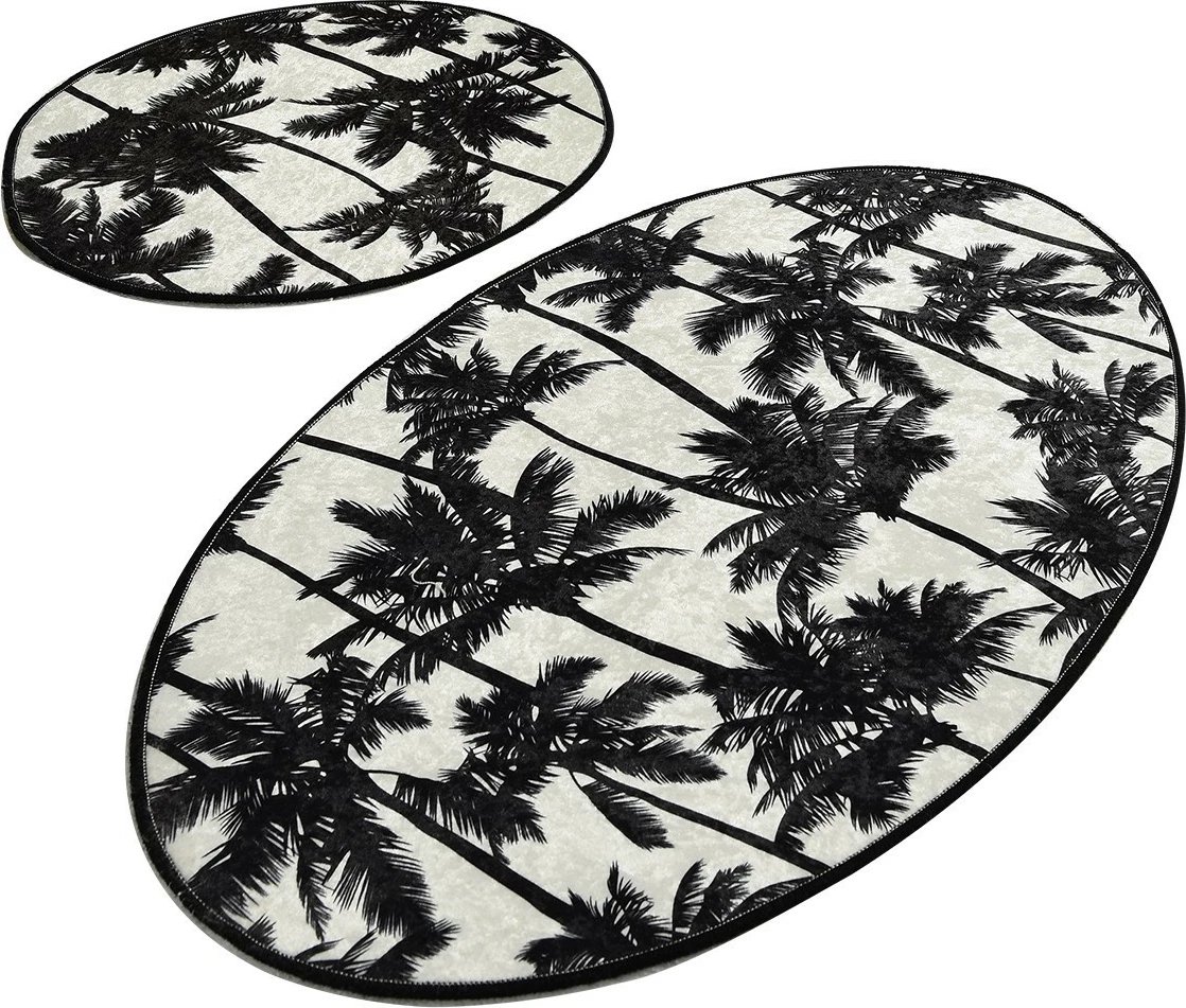 Set tapetash për banjo, 2 copë, Mijölnir, palm, shumëngjyrëshe