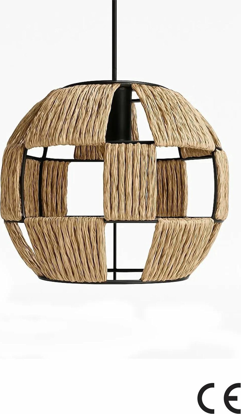 Llambë tavani Opviq, kapak Rafia, BK079, ngjyrë ecru