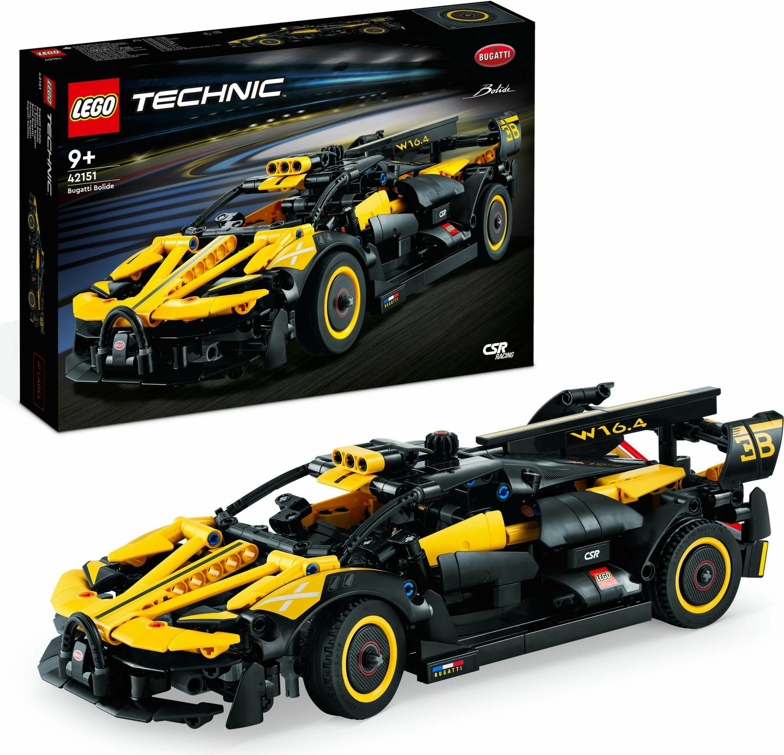 Set ndërtimi LEGO Technic Bugatti Bolide, 905 pjesë, plastikë, shumëngjyrësh Set ndërtimi LEGO Technic Bugatti Bolide, 905 pjesë, plastikë, shumëngjyrësh