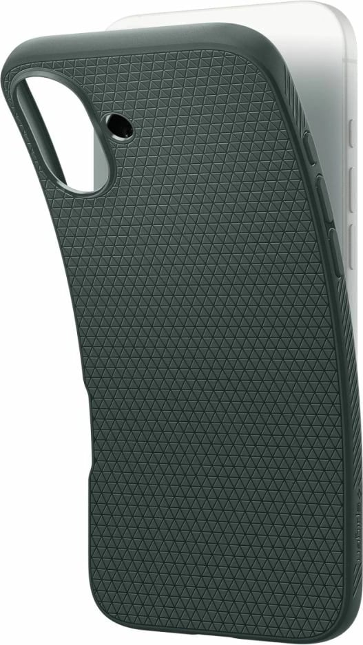 Mbështjellës Spigen Liquid Air për iPhone 16, Gjelbër