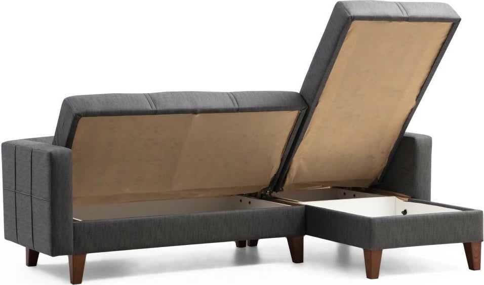 Set divanesh Atelier del Sofa, Polya L, ngjyrë gri e errët