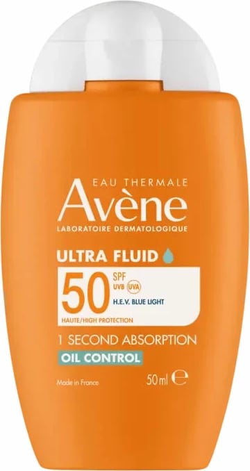 Lëng për fytyrë me SPF AVÈNE Ultra Fluid Ultra Mat unisex 50ml