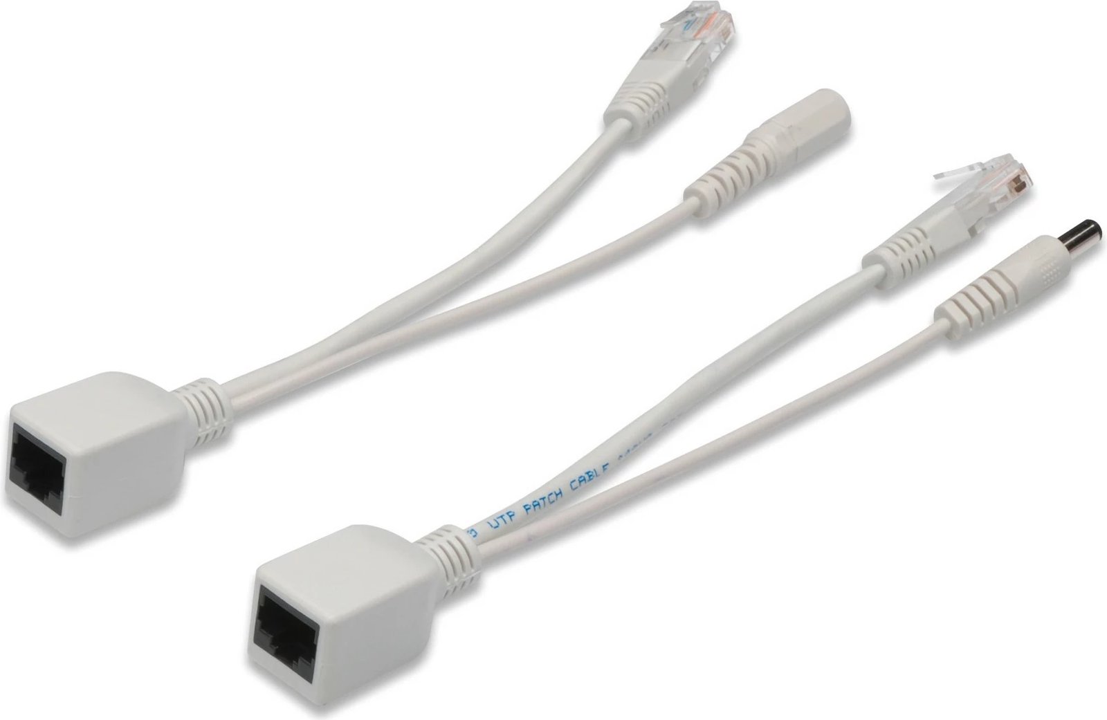 Kabllo/adaptues Digitus DN-95001, RJ-45, DC, e bardhë