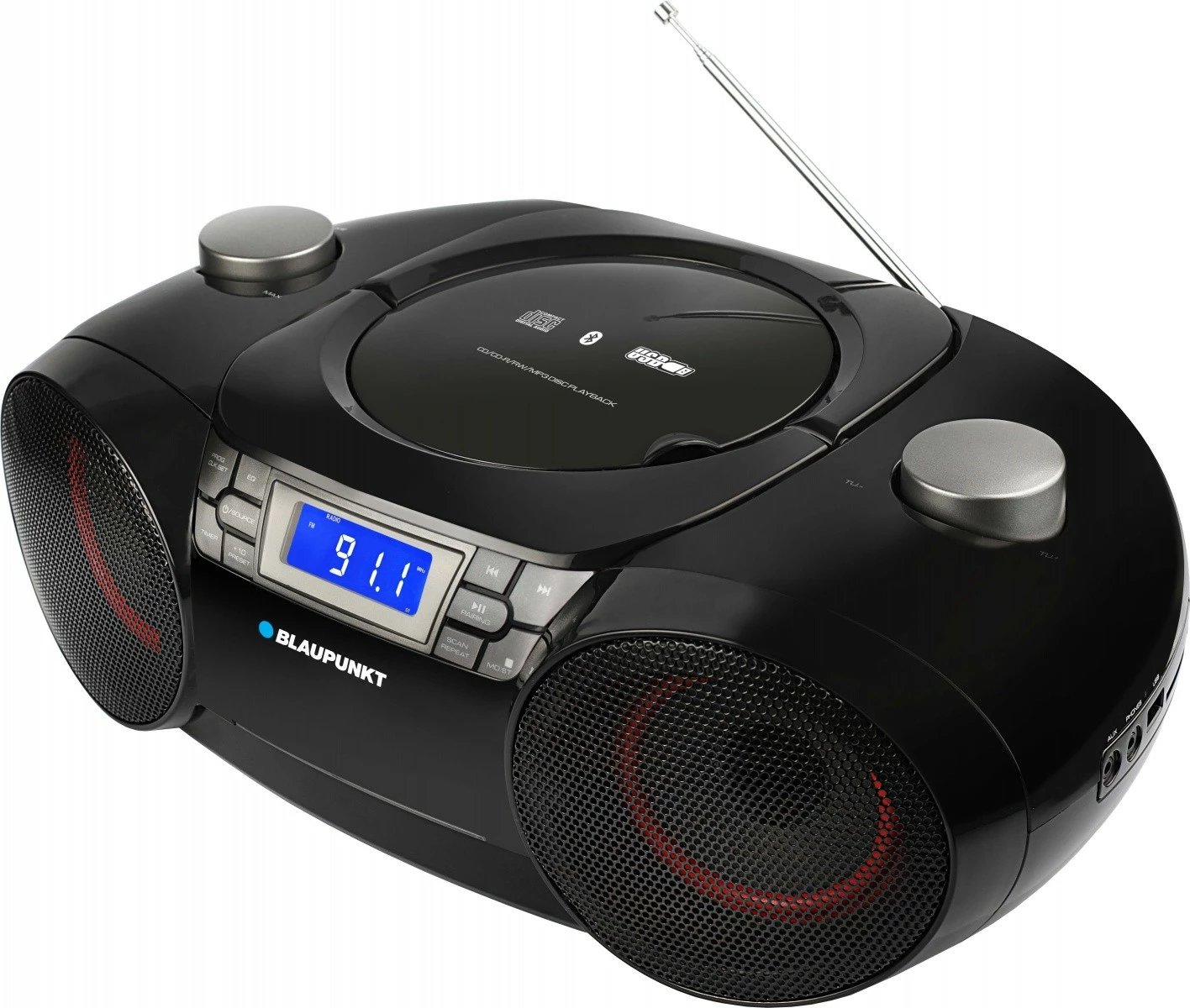 Boombox Blaupunkt BB30BT, CD/MP3/FM/Bluetooth/USB, Zi