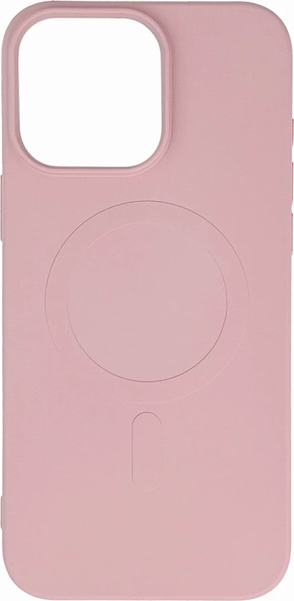 Mbështjellës Hurtel Liquid Silicone Case MagSafe për iPhone 16 Pro Max, rozë e çelët