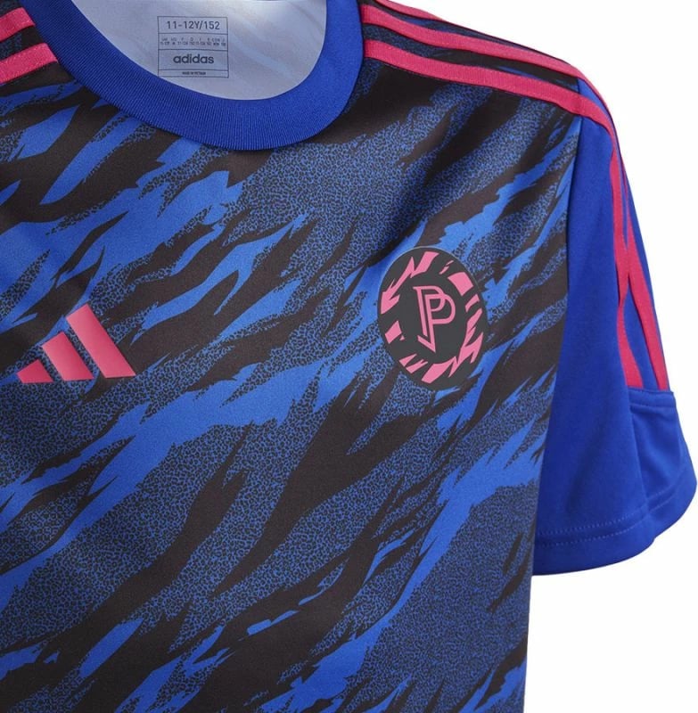 Fanellë futbolli për fëmijë adidas Pogba Training, blu
