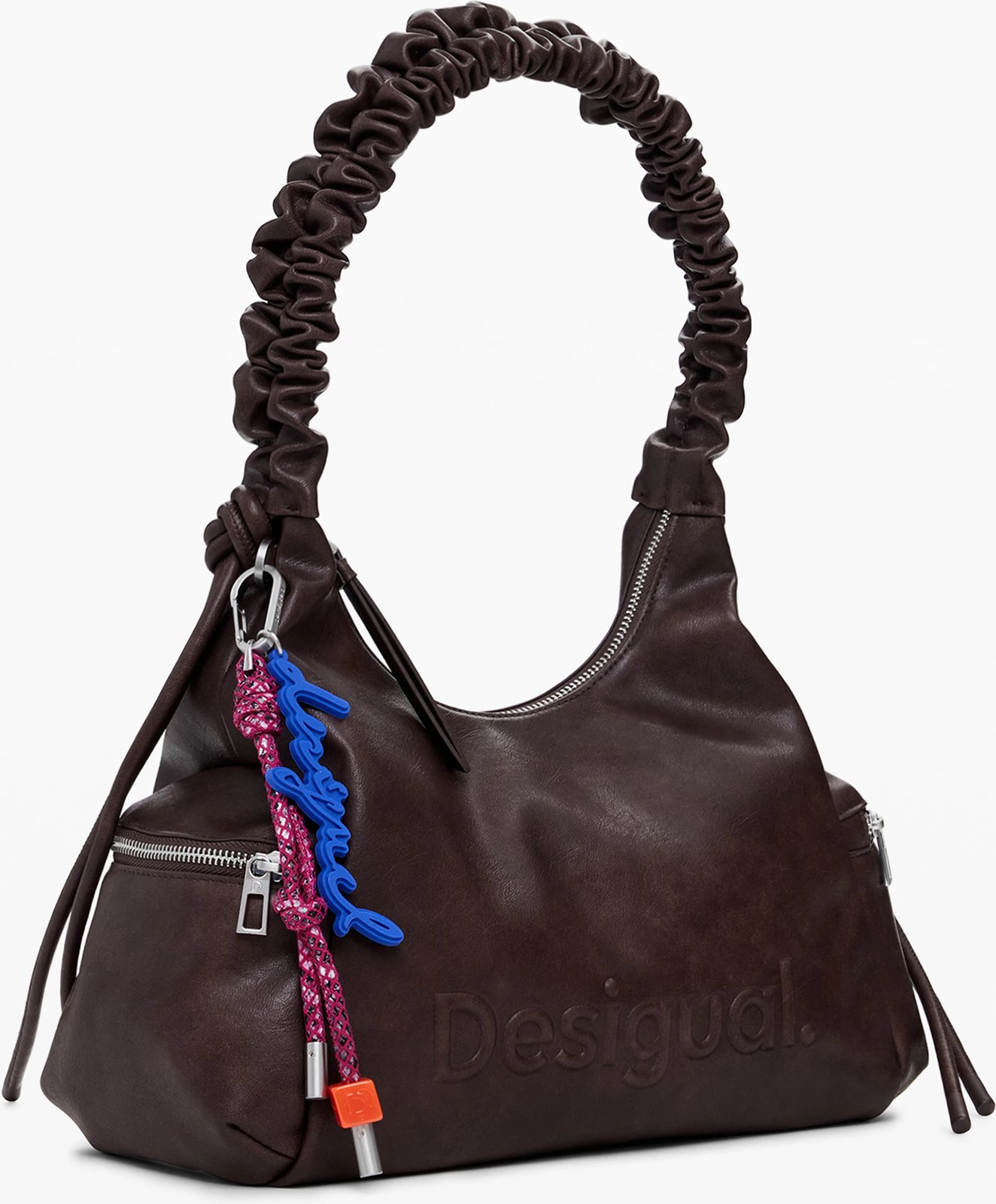 Çantë për femra DESIGUAL Montville Half Logo, kafe