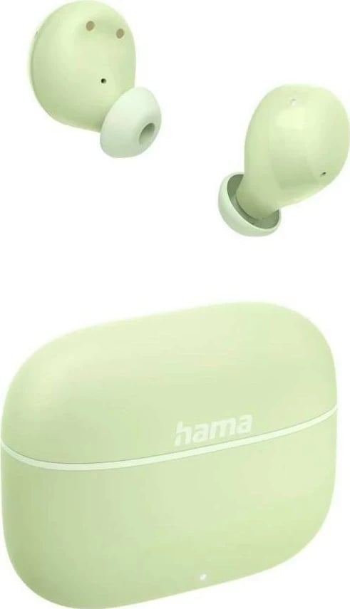 Kufje Hama Freedom buddy II, true wireless, Bluetooth 5.3, USB Type C, gjelbra