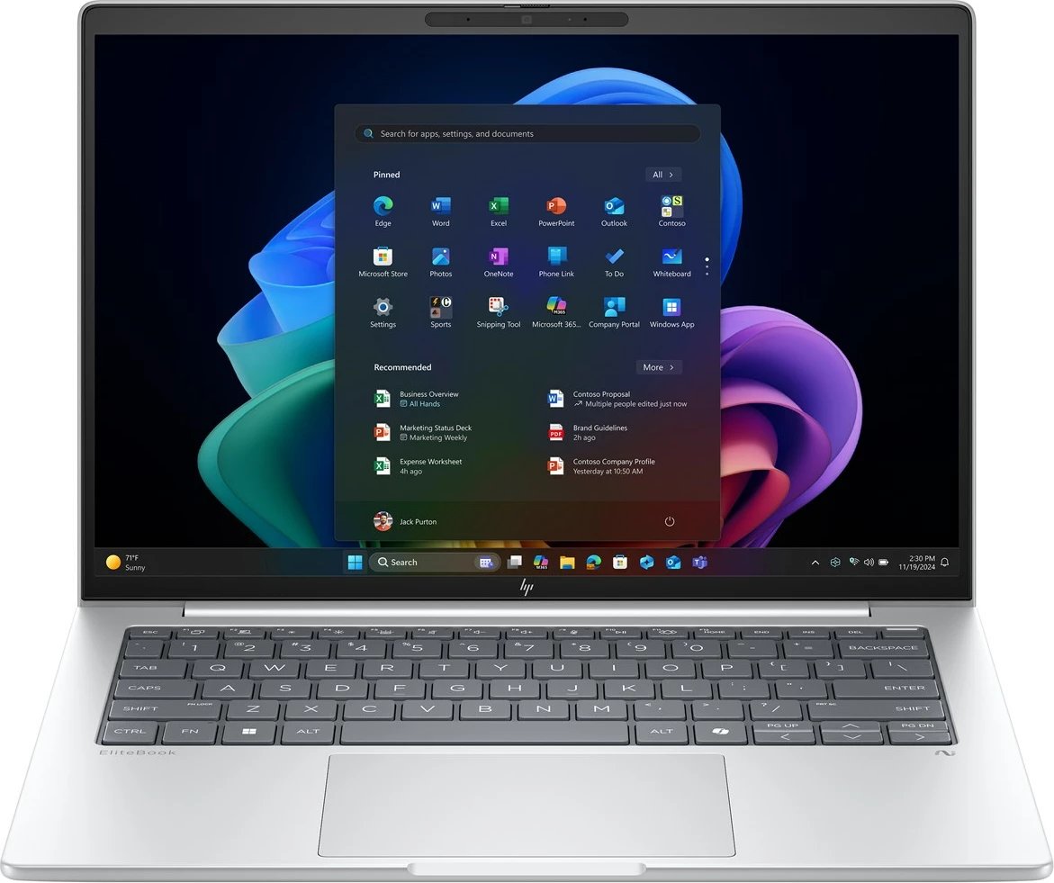 Laptop HP EliteBook 8 G1a, Ryzen AI 5 PRO 340, 14" WUXGA, 24GB RAM, 512GB SSD, Pike Silver