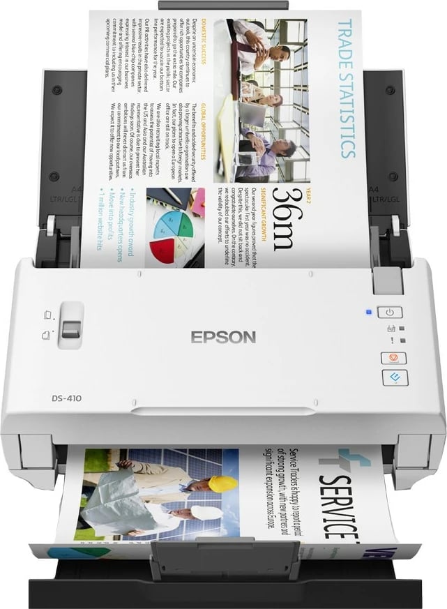 Skaner dokumentesh Epson WorkForce DS-410, 600x600 DPI, ADF 50 fletë, duplex, USB