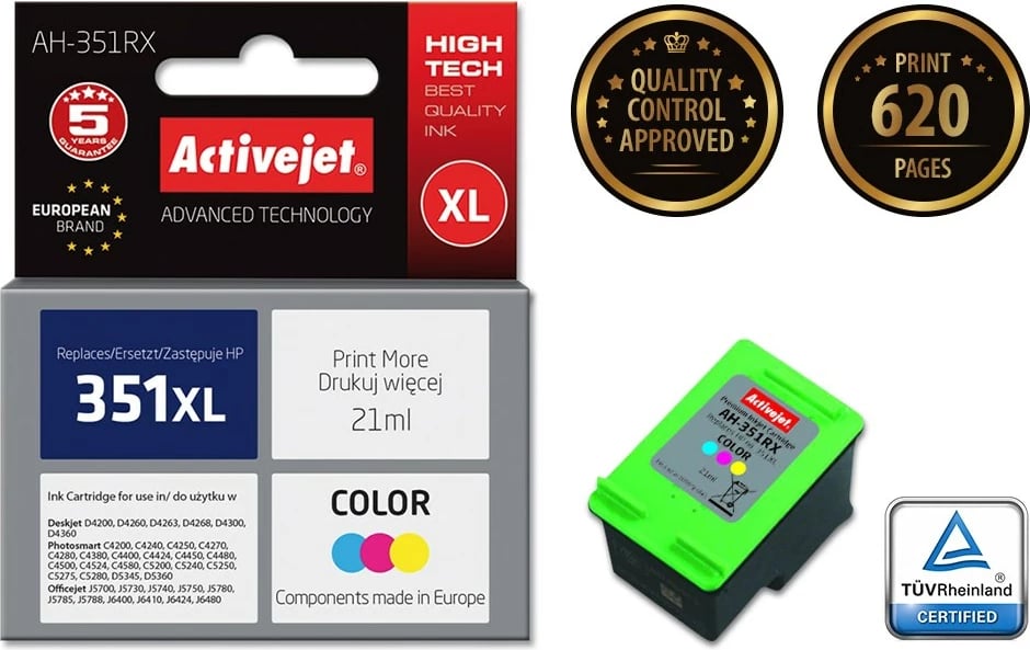 Ngjyrë Activejet AH-351RX për printer HP, 21ml