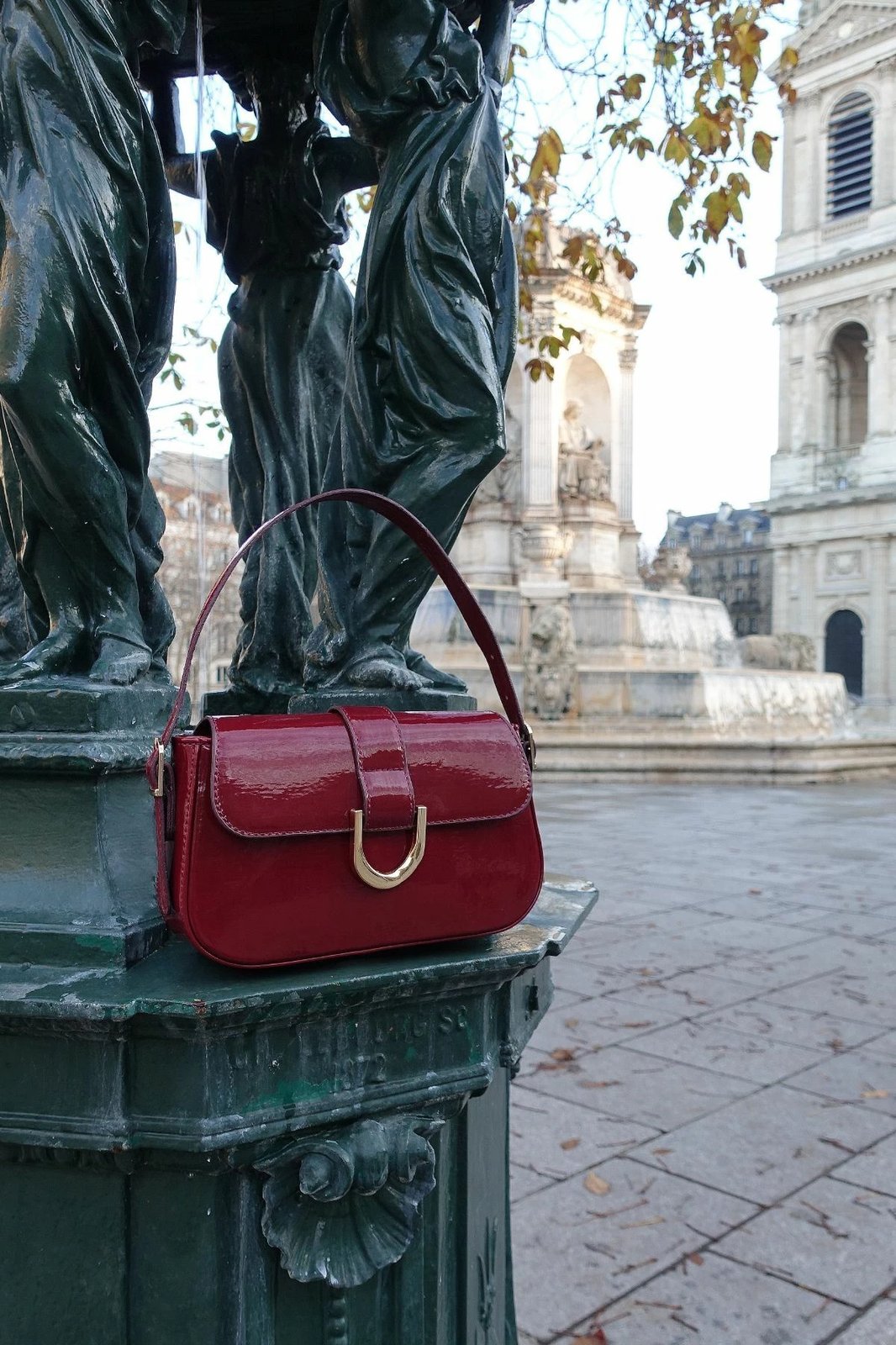 Çantë shpatullë, ngjyrë burgundy, Zoozie Bags, 263