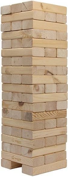 Lojë tavoline Goki Jenga prej druri 51 pjesë