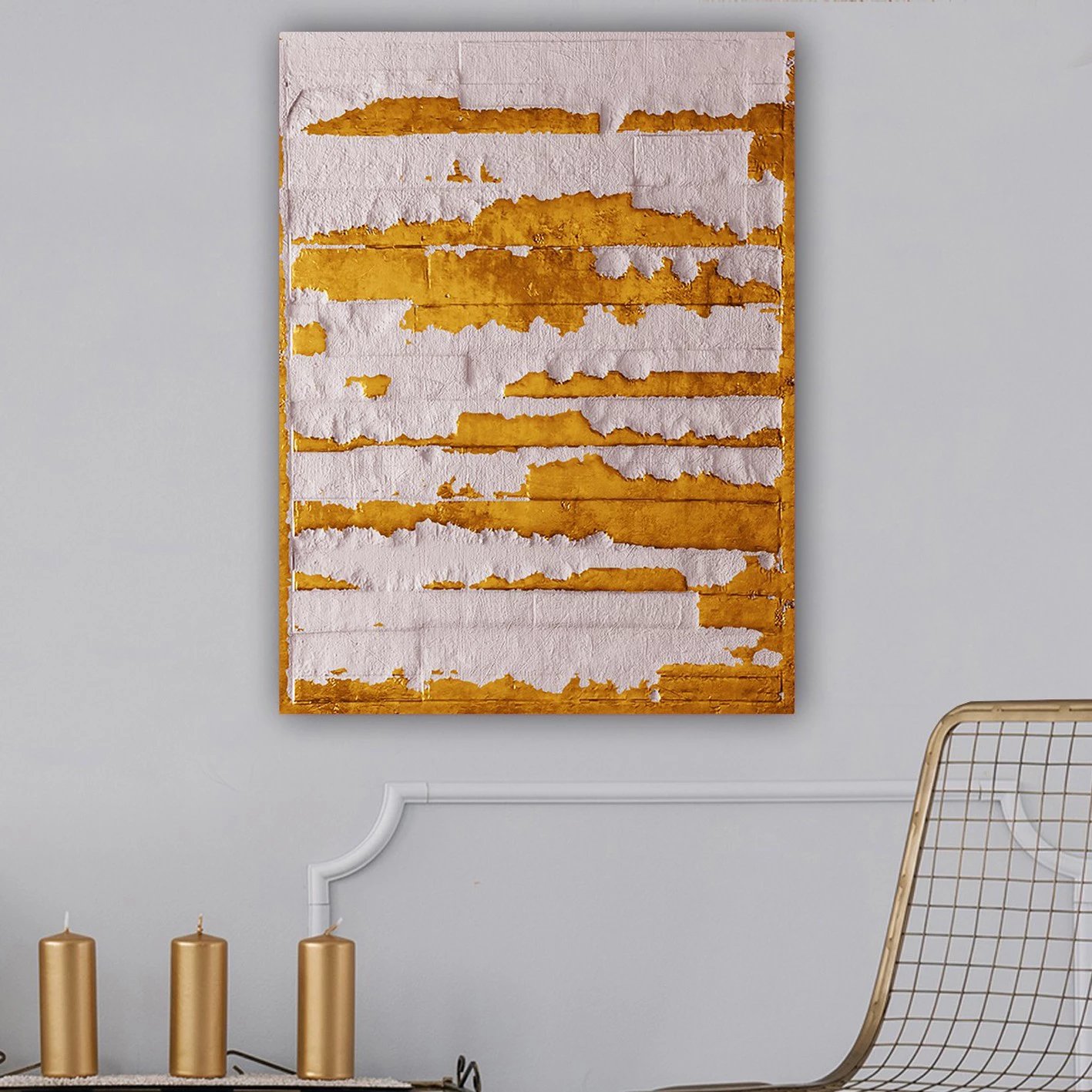 Pikturë muri GOBI, kanavacë e printuar, 98x2.5x68cm