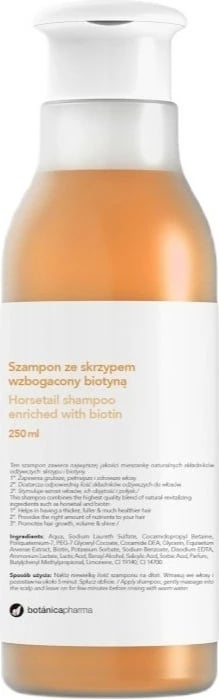 Shampon për femra Botanicapharma me bisht kali dhe biotinë, 250ml