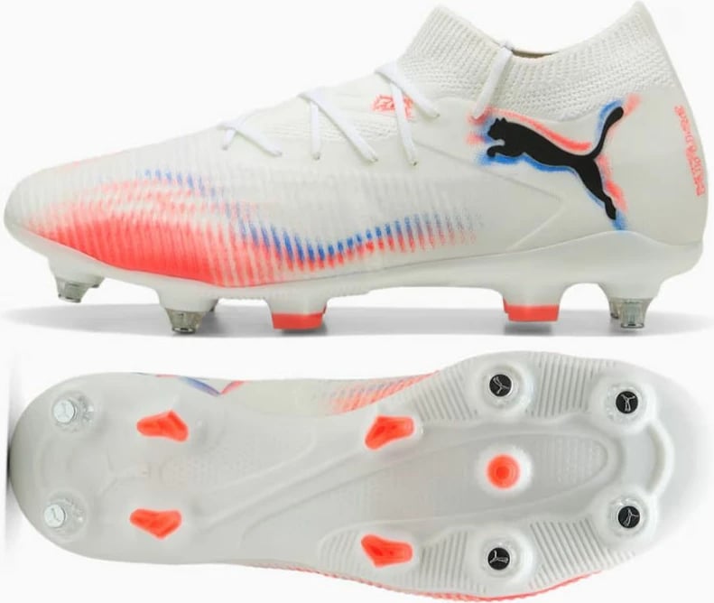 Atlete futbolli për meshkuj Puma, të bardha