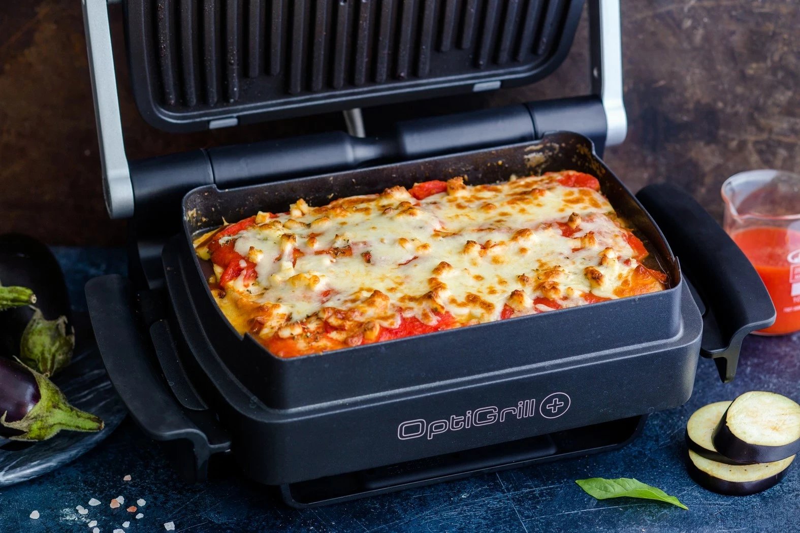 Grill kontakt Tefal GC724D, e zezë