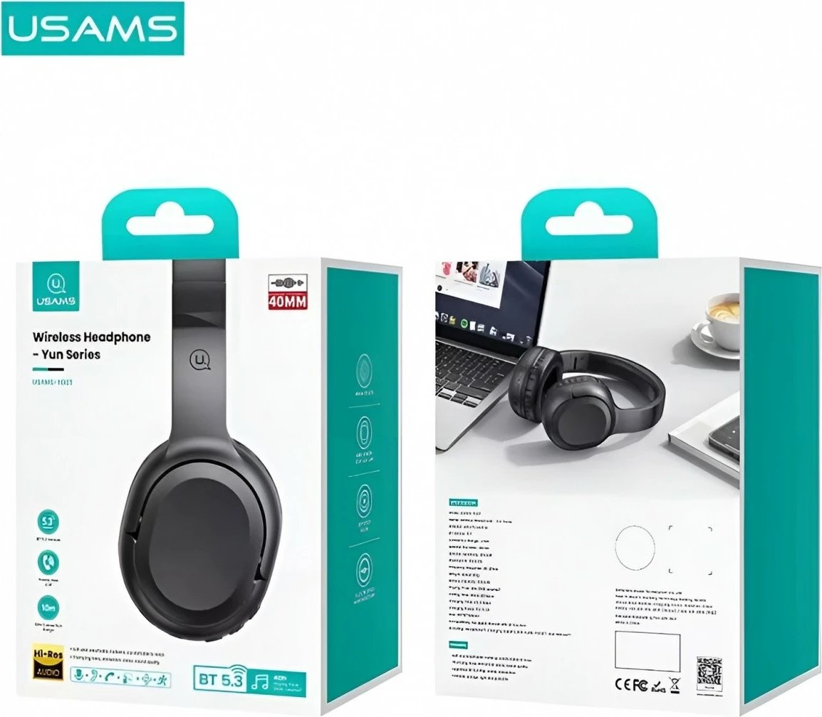 Kufje Bluetooth USAMS Yun Series YG23, Over-ear, E zeze