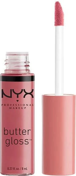 Shkëlqyes për buzë NYX Butter Gloss Angel Food Cake, 8ml