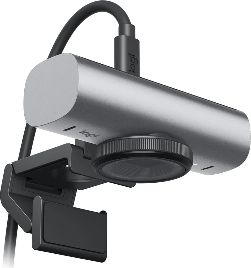 Webcam Logitech MX Brio, 4K, 3 mikrofona, USB Type C, Grafit