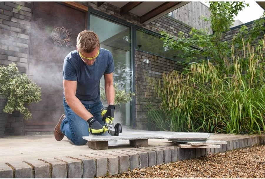 Grinder këndi Ryobi R18AG7-0, 12.5 cm, 11000 RPM, Jeshil