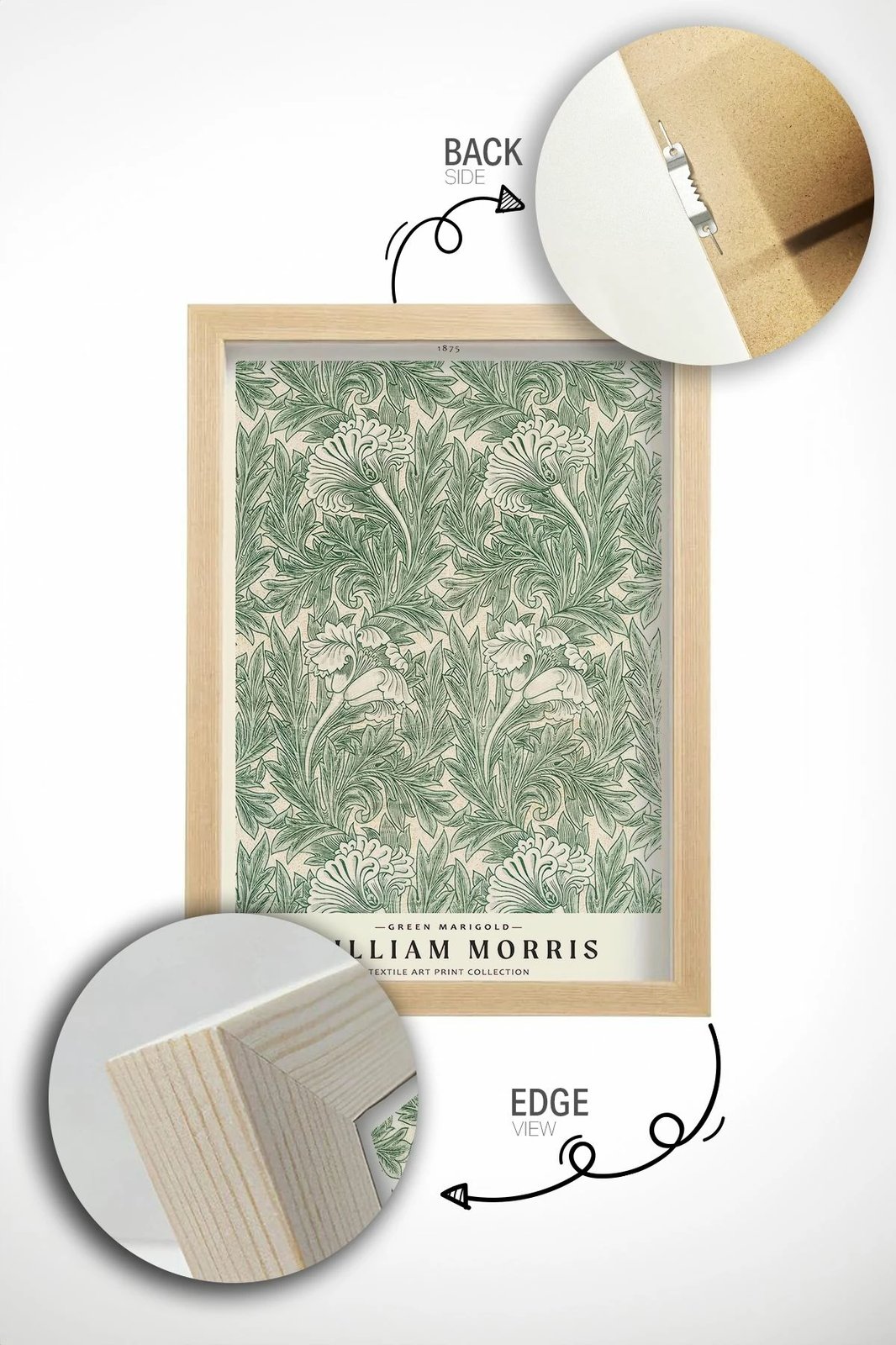 Pikturë dekorative me kornizë, shumëngjyrëshe, Lmnmdl38