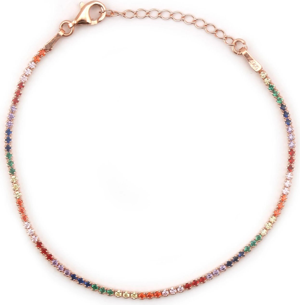 Byzylyk argjendi, ngjyrë ari rozë, Jumeon, 11808ROS