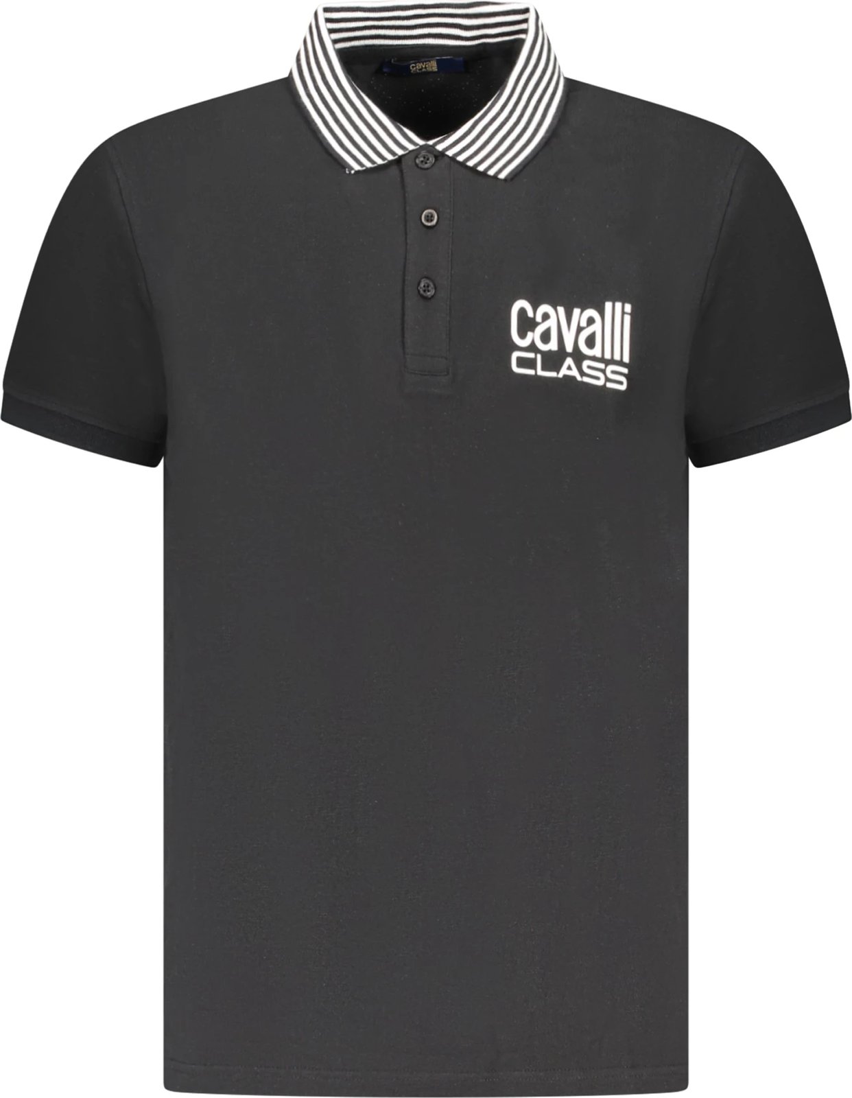 Polo CAVALLI CLASS për meshkuj, e zezë