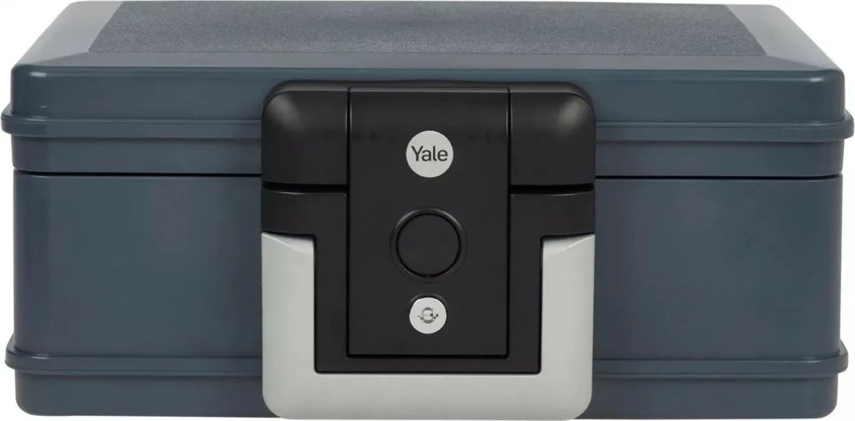 Kasafortë e vogël YALE HOME YFWC/154/KB1, rezistente ndaj zjarrit dhe ujit, 5L, e zezë/grafit/argjend