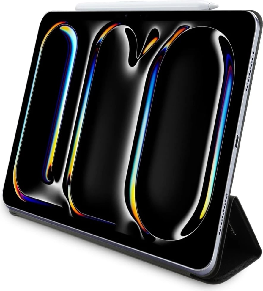 Mbështjellës Karl Lagerfeld Saffiano Magnetic Karl & Choupette për iPad Pro 13" 2024, i zi