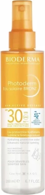 Spray për diell Bioderma Photoderm Eau Solaire Bronz SPF30, 200ml