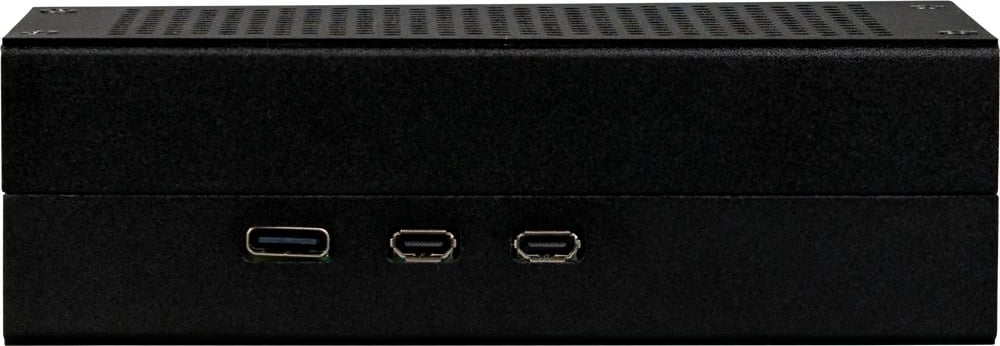 Kasë alumini Raspberry Pi PI5, M.2 HAT, e zezë