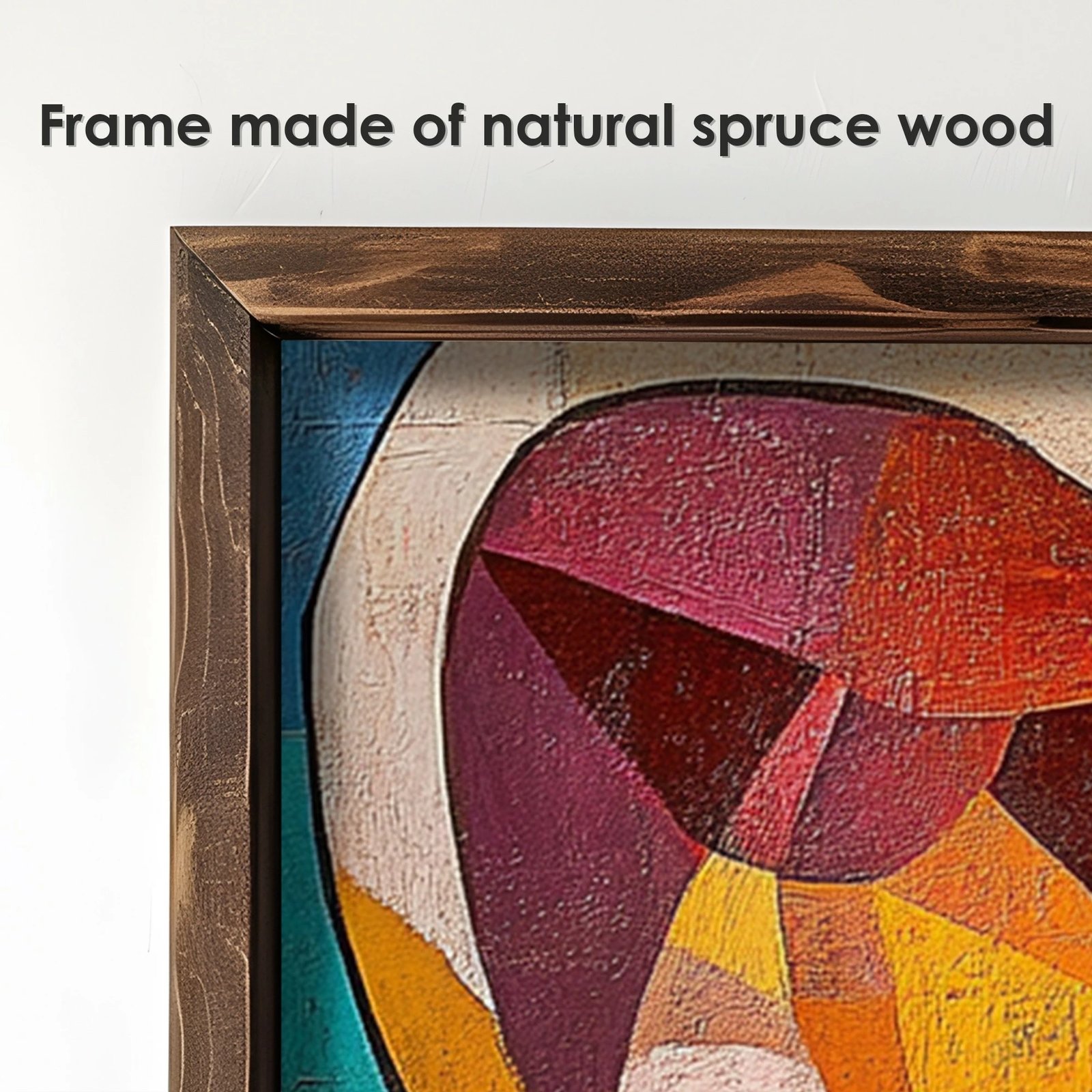 Pikturë dekorative me kornizë MDF, shumëngjyrëshe, Wallity EMR067