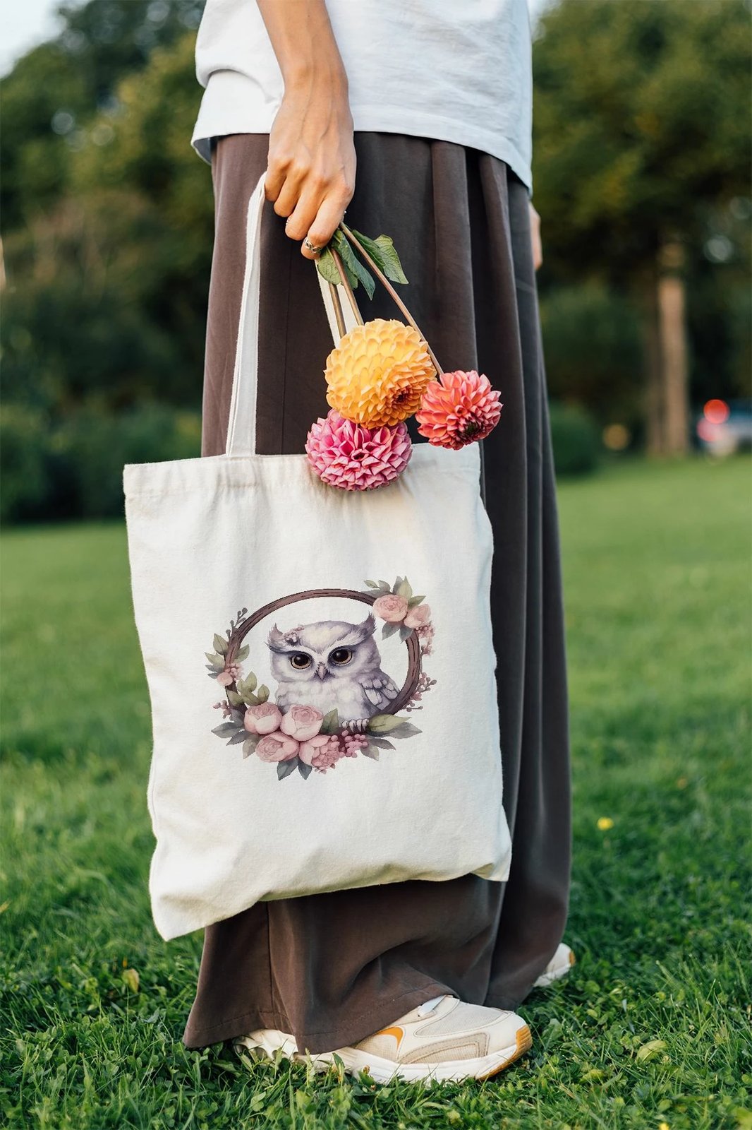 Tote bag Zoozie, model 15, shumëngjyrëshe