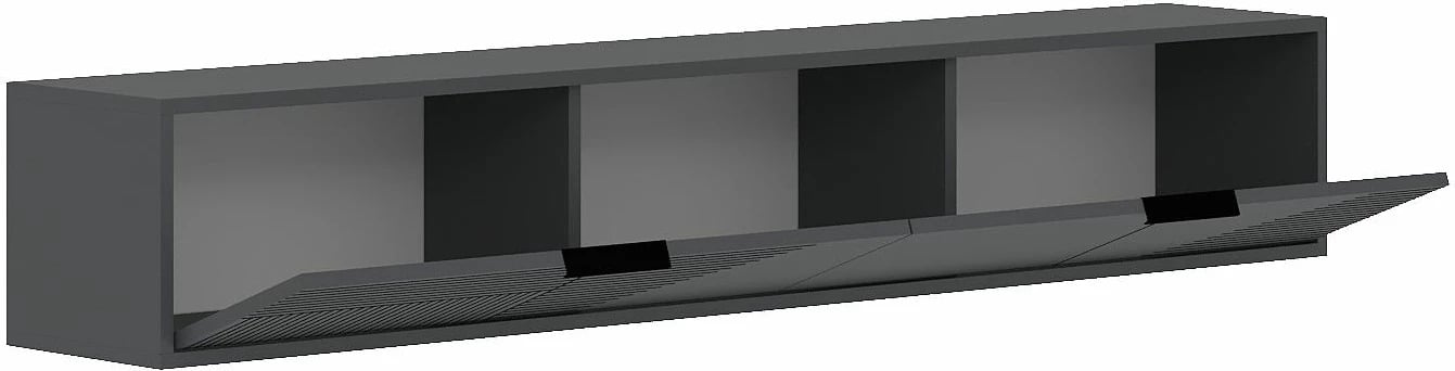 Komodë TV Skye Decor, ngjyrë antracit, Parla