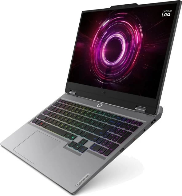 Laptop Lenovo LOQ 15AHP10, 15.6", AMD Ryzen 5, 32 GB RAM, 512 GB SSD, GeForce RTX 5050 8 GB, Luna Grey