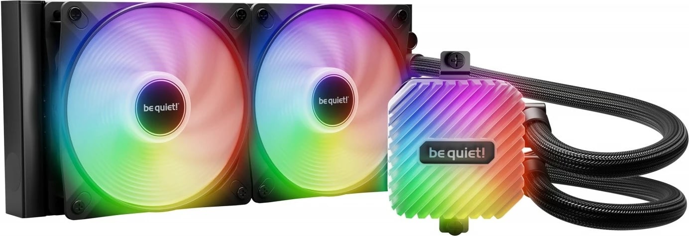 Kasë ftohje me ujë be quiet! Light Loop 240mm ARGB, 2 ventilatorë, e zezë