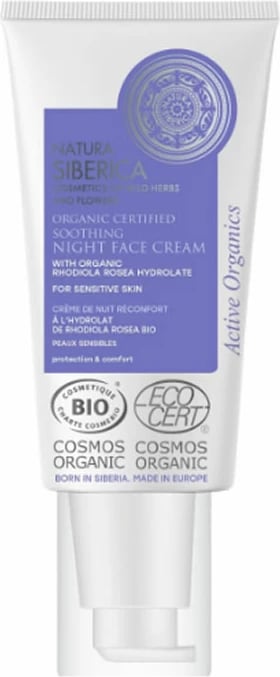 Krem nate për fytyrë Natura Siberica Soothing Night Face Cream 50ml