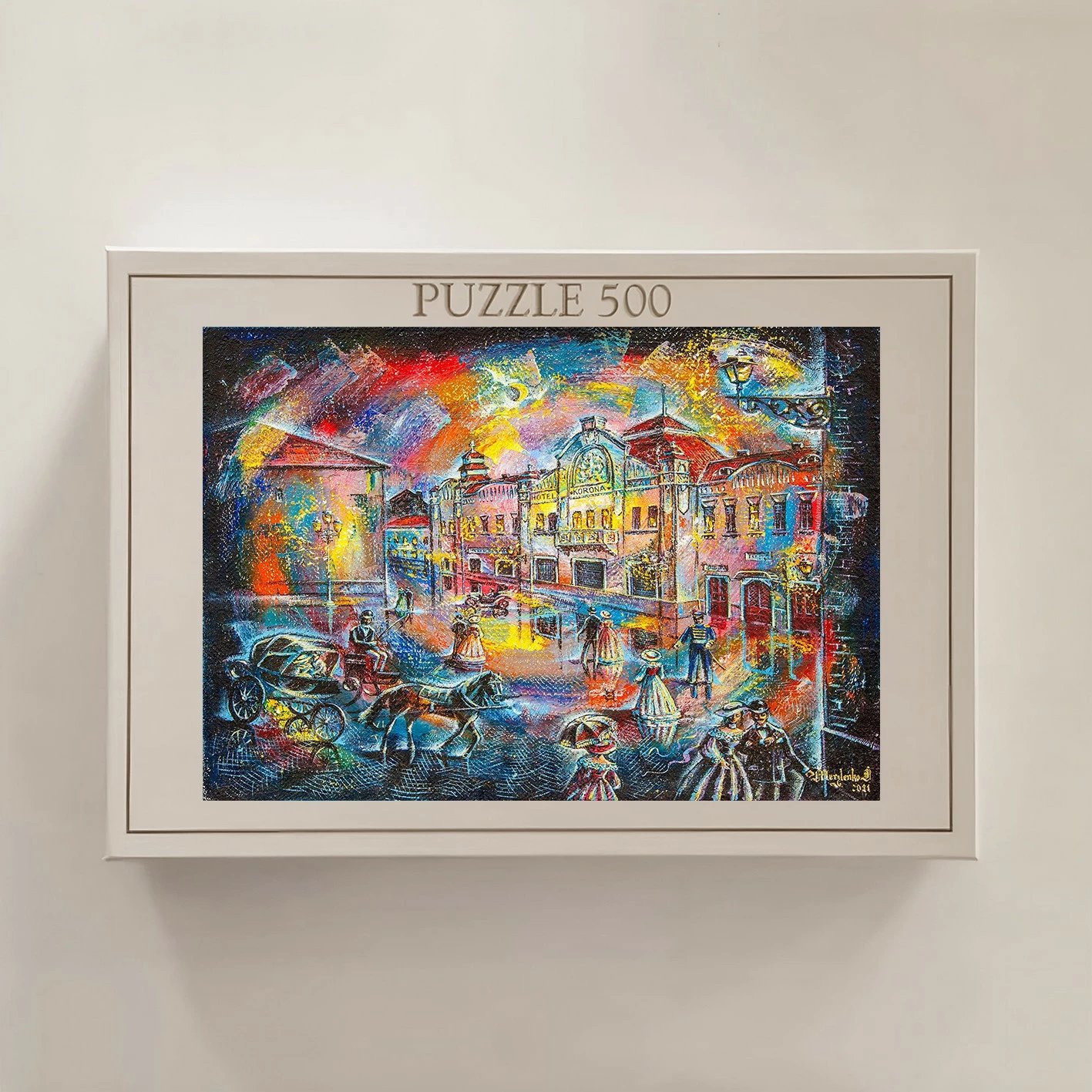 Puzzle 500 copa, Evila Originals, shumëngjyrësh, PZL_0145_500 Puzzle 500 copa, Evila Originals, shumëngjyrësh, PZL_0145_500