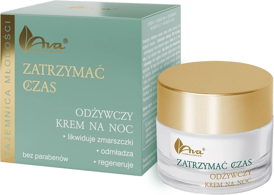 Krem nate ushqyes për femra Ava Laboratorium Stop Time, 50ml