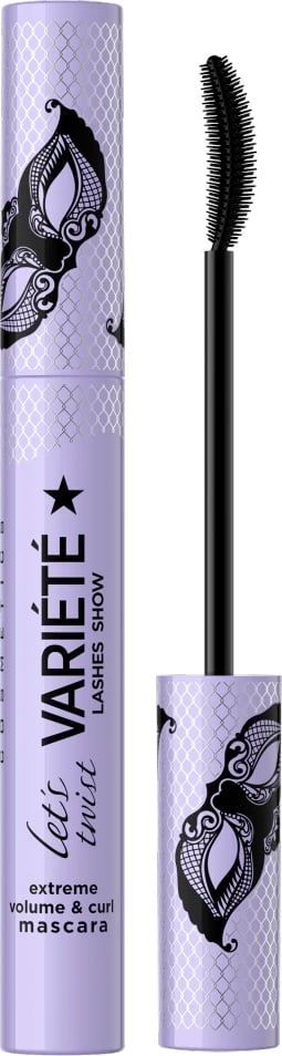 Maskarë për femra Eveline Cosmetics Let's Twist e zezë 10ml