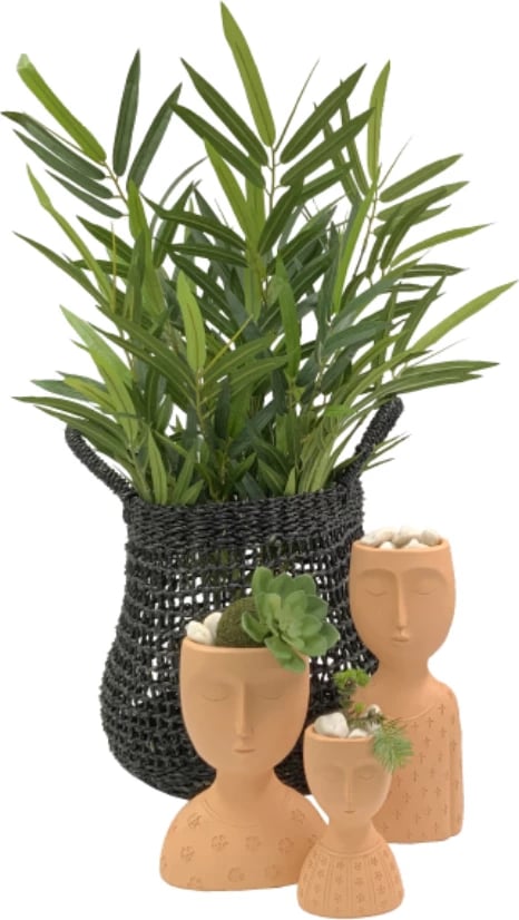 Vazo dekorative Skeptical 2, polirezine, ngjyrë terrakote, 15x10x20cm Vazo dekorative Skeptical 2, polirezine, ngjyrë terrakote, 15x10x20cm