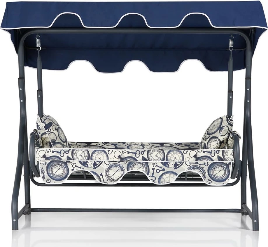 Karrige lëkundëse treshe për kopsht, Olea 6, shumëngjyrëshe