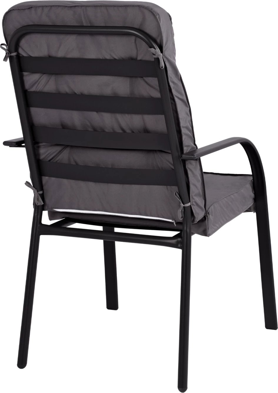 Karrige metalike Endika FH5680.01 ngjyrë gri me jastëk 60x71x105 cm