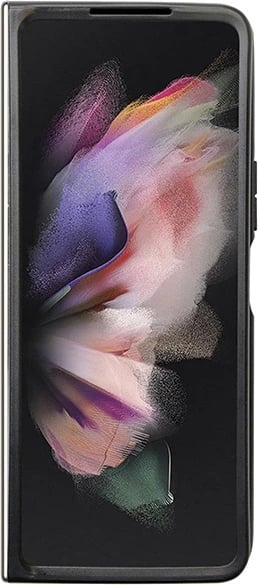 Mbështjellës Guess Leather 4G Diamond Triangle për Samsung Galaxy Z Fold 5, i zi