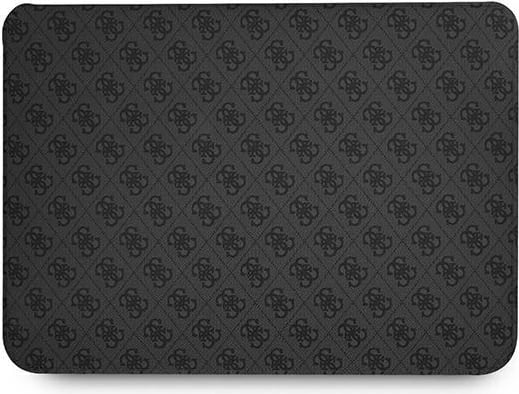 Mbështjellës laptopi Guess 4G Big Logo, 13", lëkurë sintetike, Gri