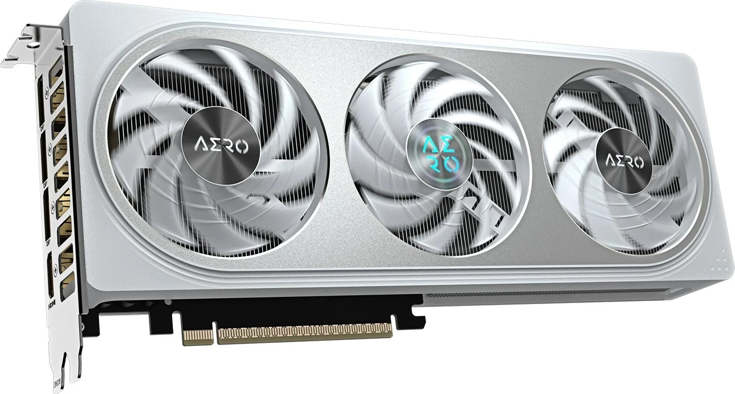 Kartelë grafike Gigabyte GeForce RTX 5060 Ti AERO OC 16G, 16 GB GDDR7, PCI-E 5.0, e bardhë