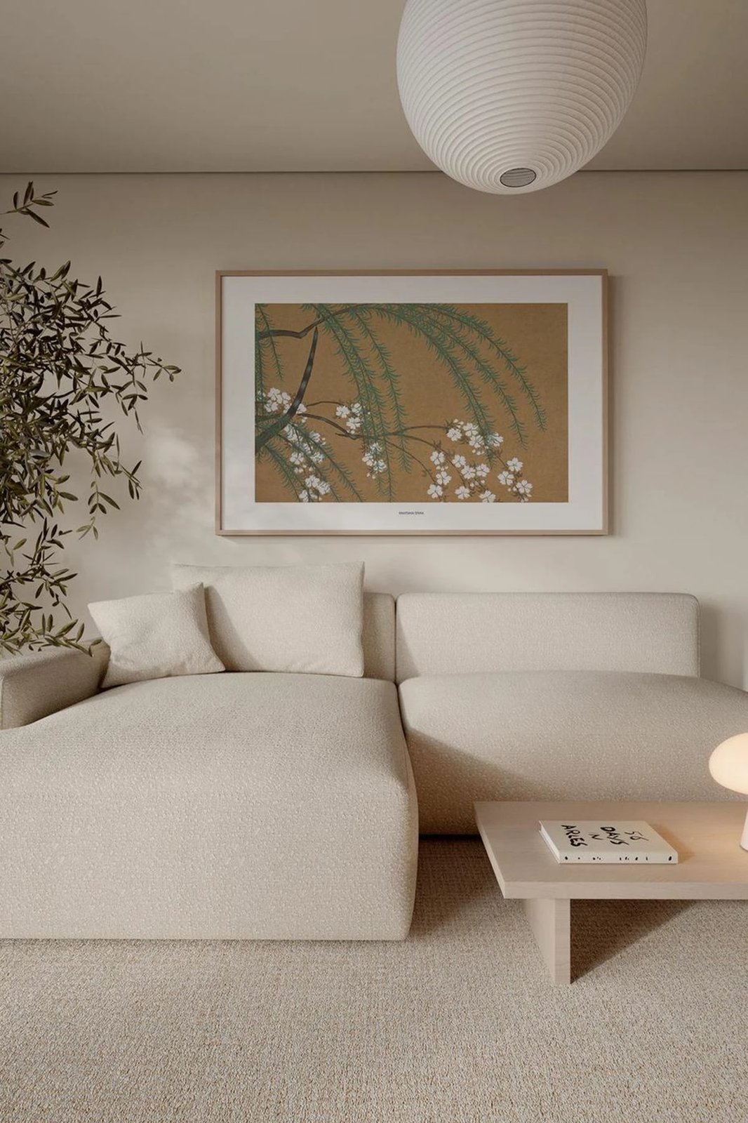 Pikturë dekorative me kornizë, shumëngjyrëshe, Lmnmdl8