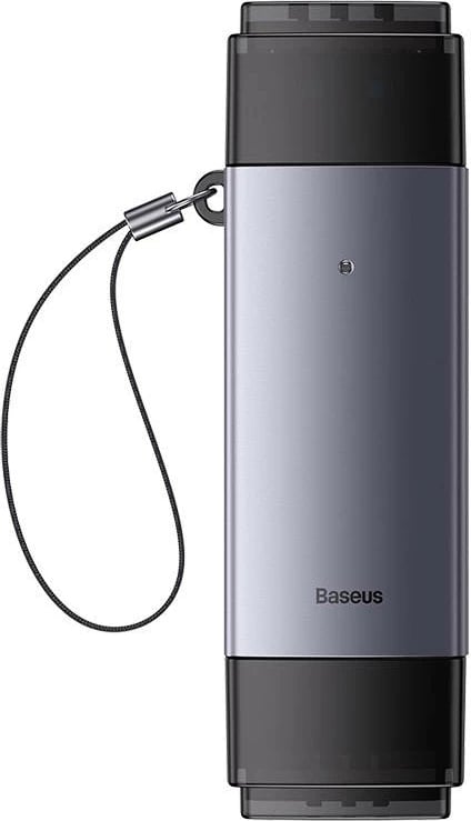 Lexues kartelash Baseus Lite Series WKQX060113, USB + USB-C, SD/TF, Gri