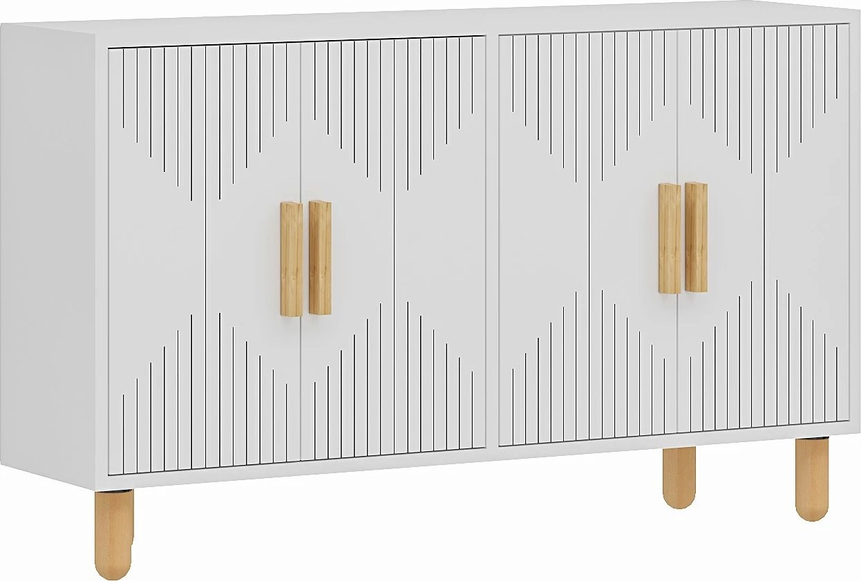 Konsolë moderne e bardhë, Skye Decor, Roger